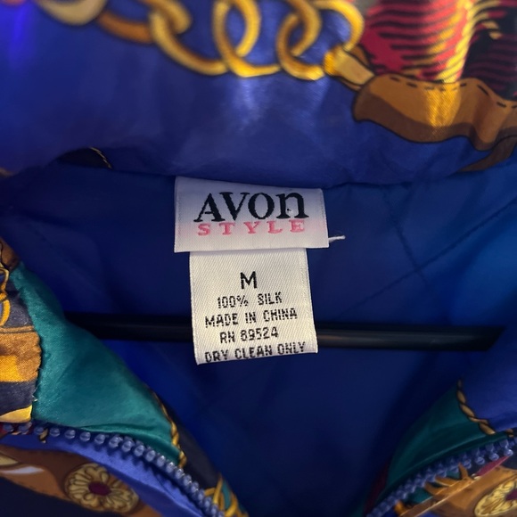 Vintage Avon all season style silk jacket - Picture 3 of 4